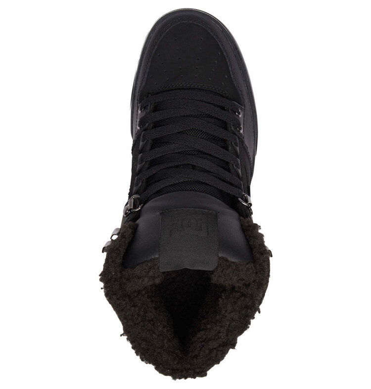 DC Dc Pure High-Top Winter (Mens) | Black/Black/Black