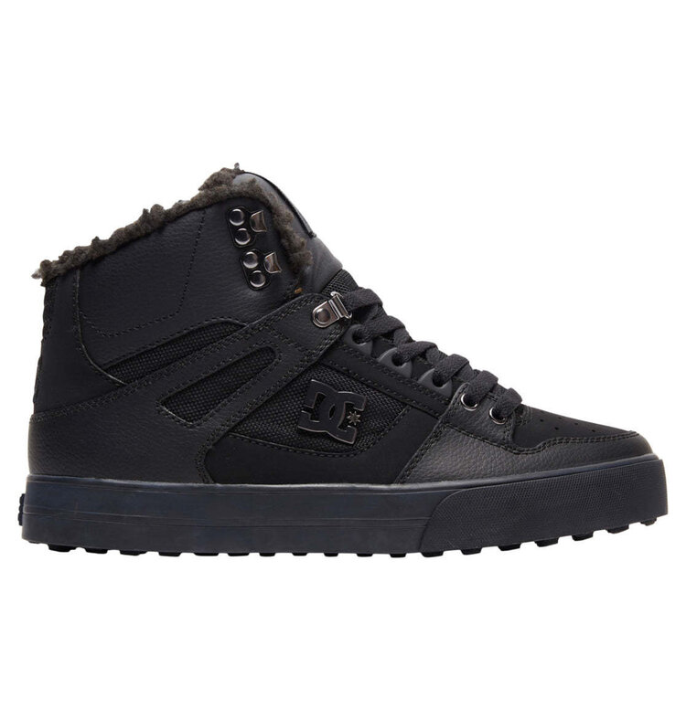 DC Dc Pure High-Top Winter (Mens) | Black/Black/Black