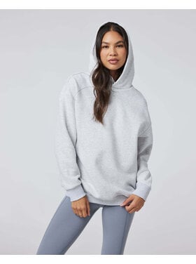 Vuori Vuori Restore Os Hoodie (Womens) | Pale Grey Heather