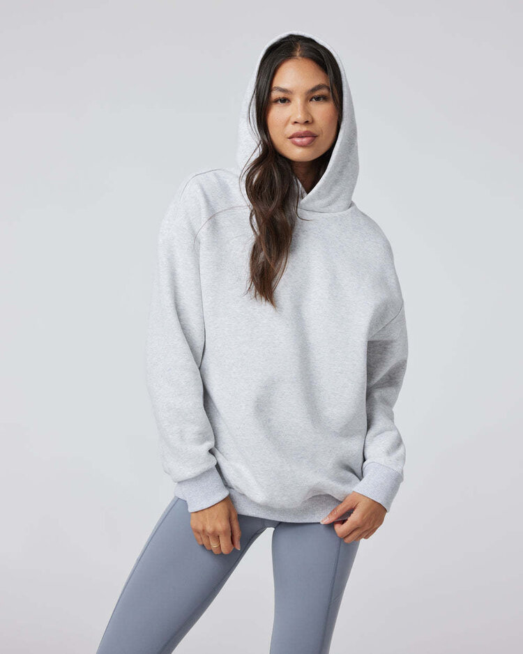 Vuori Vuori Restore Os Hoodie (Womens) | Pale Grey Heather