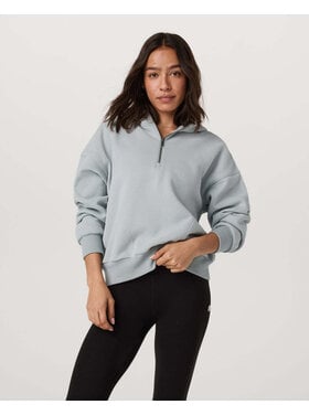 Vuori Vuori Restore Os Half Zip Hoodie (Womens) | Blue Haze