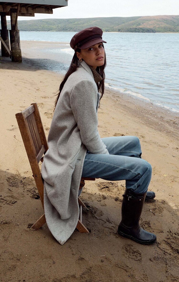 Z Supply Z Supply Conway Plush Coat | Classic Heather Grey