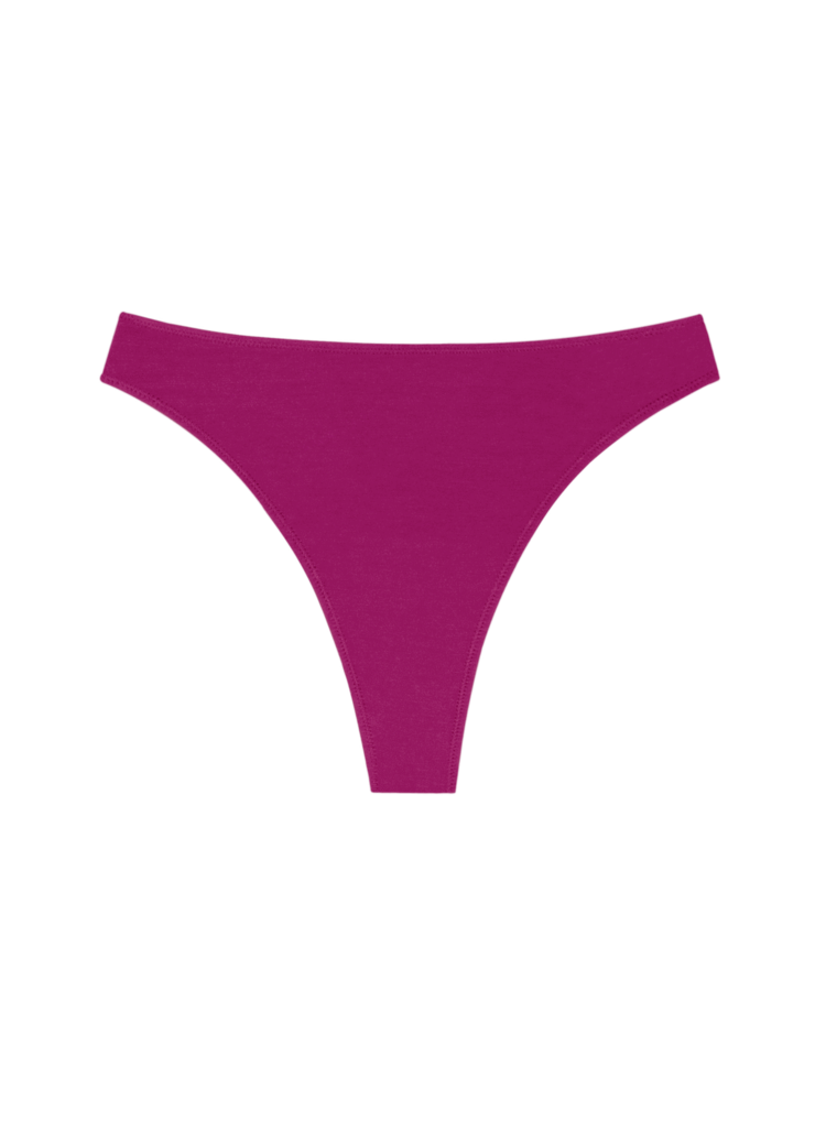 Huha Huha High Rise Thong | Berry