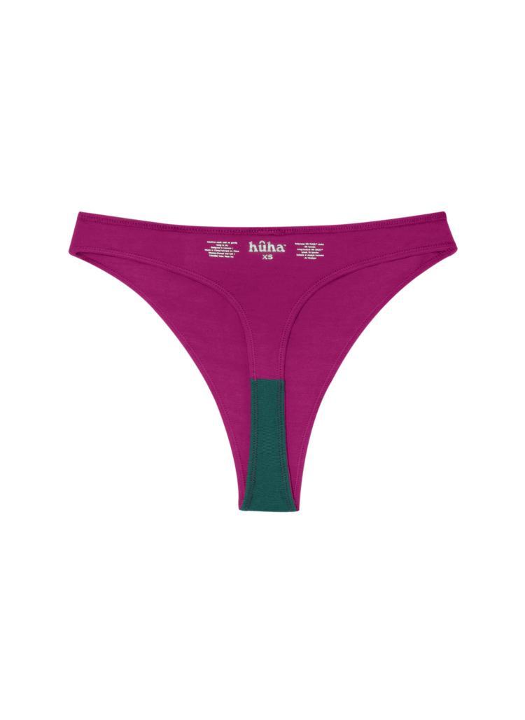 Huha Huha High Rise Thong | Berry