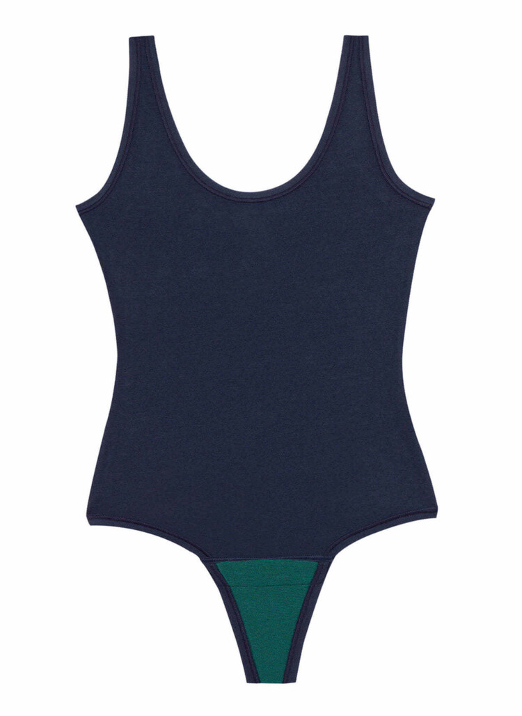 Huha Huha Tank Bodysuit | Navy