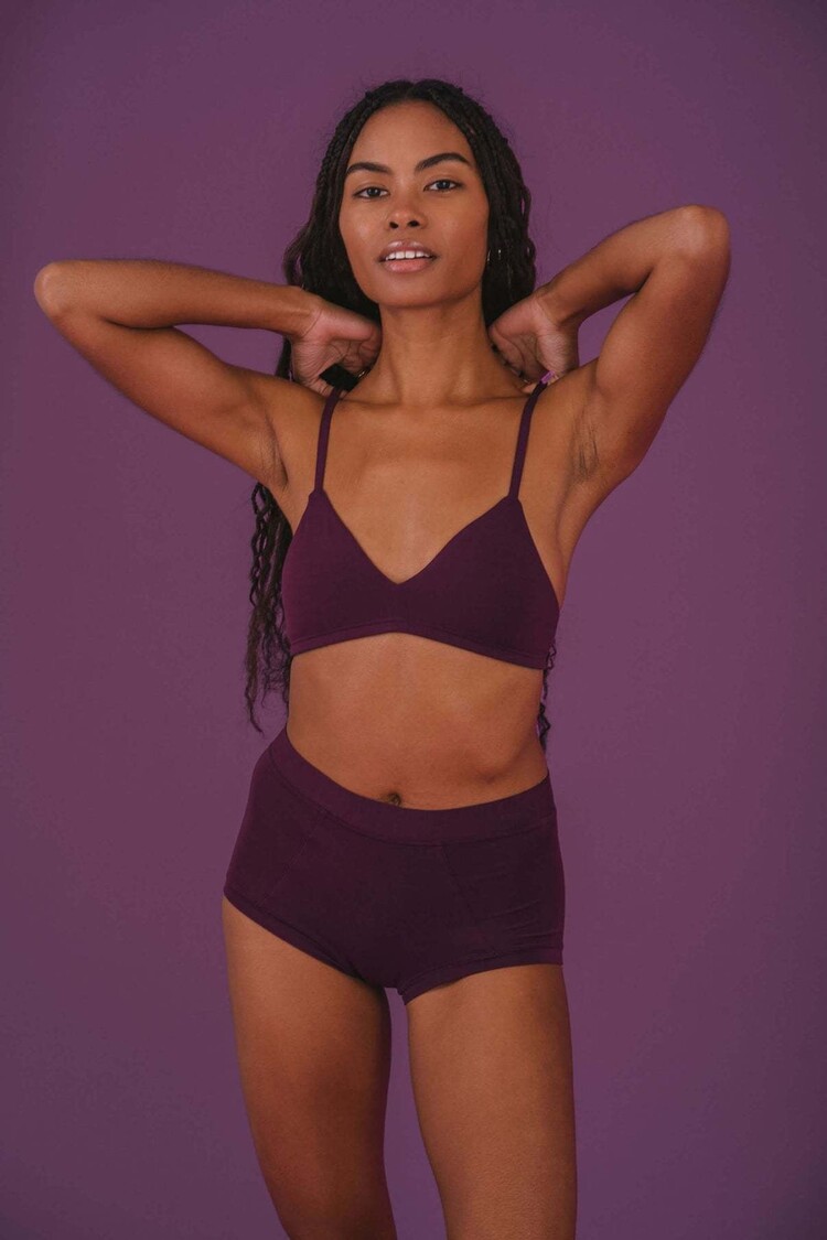 Huha Huha Triangle Bra | Plum
