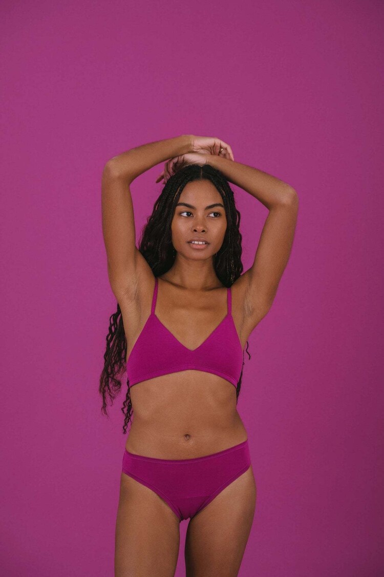 Huha Huha Triangle Bra | Berry