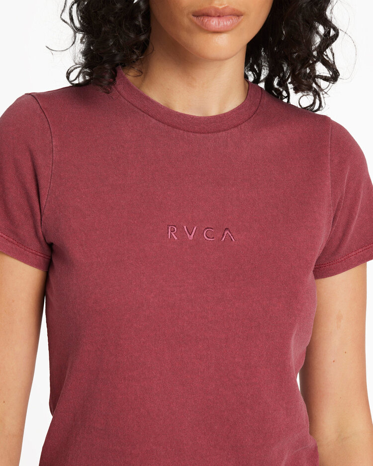RVCA Rvca Forever Tee (Womens) | Ruby Red