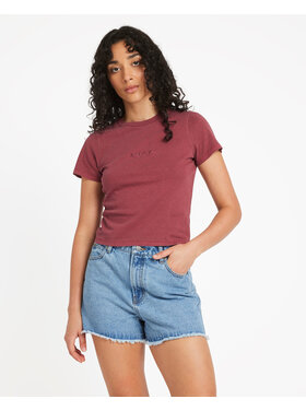 RVCA Rvca Forever Tee (Womens) | Ruby Red