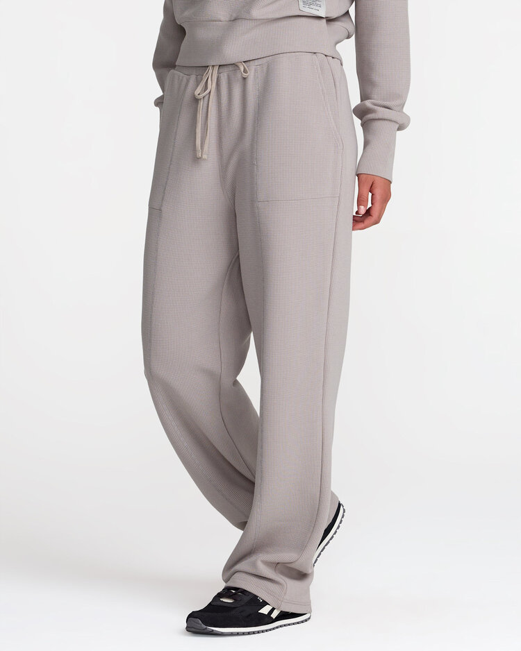 RVCA Rvca Sofie Waffle Pant (Womens) | Sky Grey