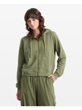 Volcom Volcom Lived In Fleece Zip (Womens) | Moss Stone