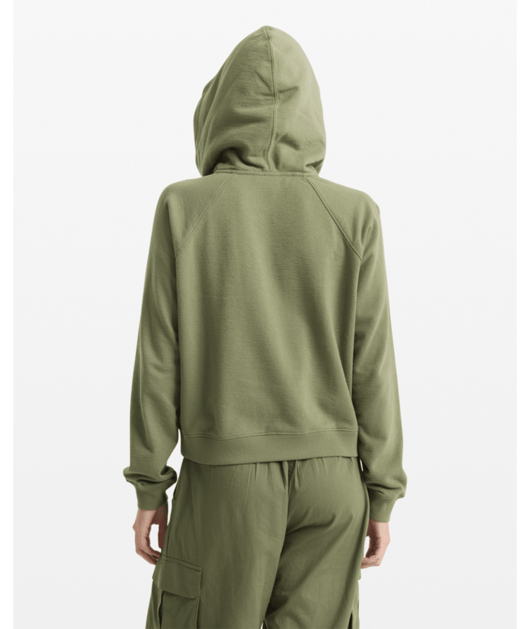 Volcom Volcom Lived In Fleece Zip (Womens) | Moss Stone