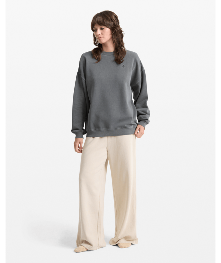 Volcom Volcom Stone Soft Crew (Womens) | Charcoal