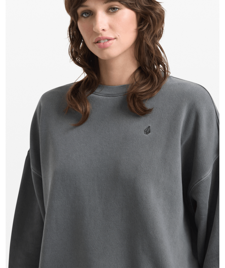 Volcom Volcom Stone Soft Crew (Womens) | Charcoal