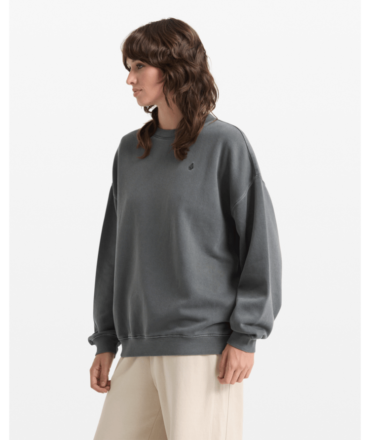 Volcom Volcom Stone Soft Crew (Womens) | Charcoal