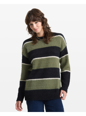 Volcom Volcom Sk8 Jam Sweater (Womens) | Moss Stone