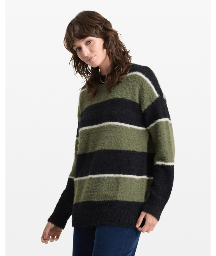 Volcom Volcom Sk8 Jam Sweater (Womens) | Moss Stone
