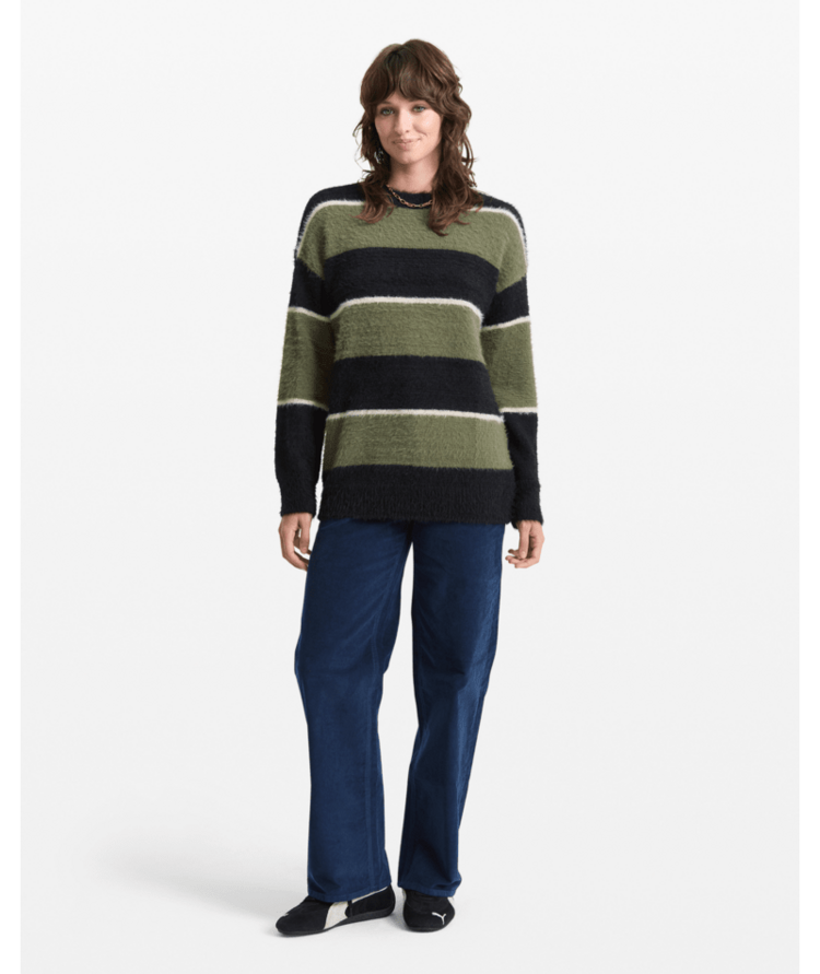 Volcom Volcom Sk8 Jam Sweater (Womens) | Moss Stone