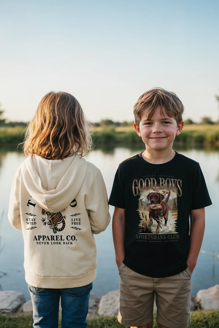 TEAMLTD TEAMLTD Good Boy Tee (Youth) | Washed Black