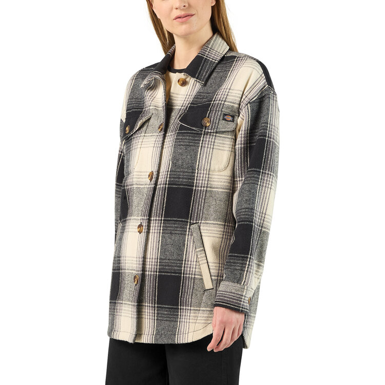 Dickies Dickies Flannel Plaid Shacket (Womens) | Black
