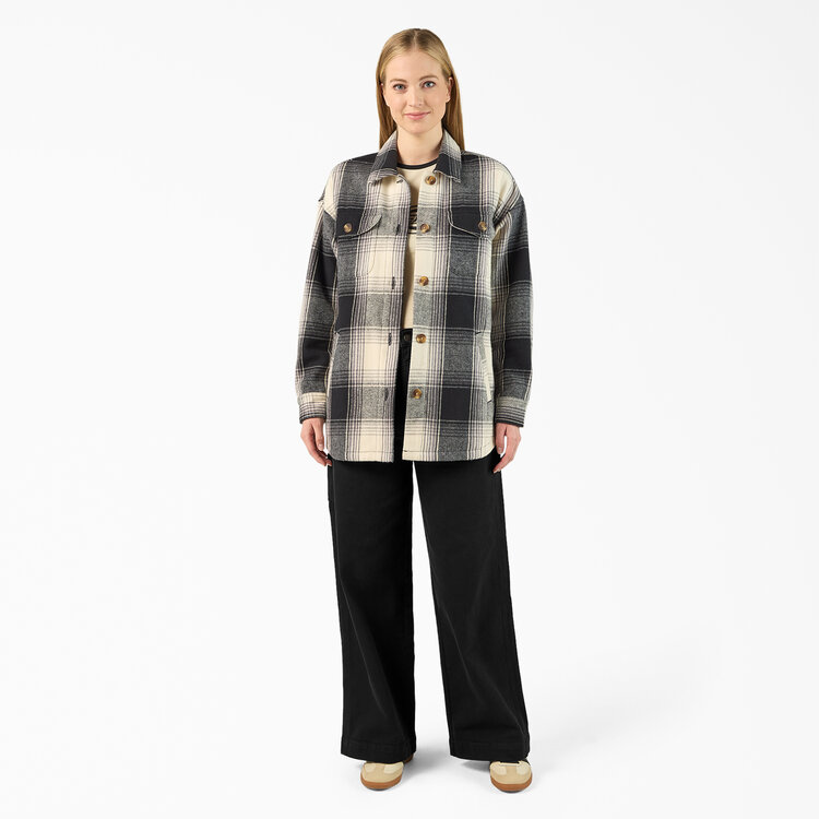 Dickies Dickies Flannel Plaid Shacket (Womens) | Black