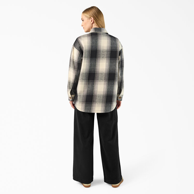 Dickies Dickies Flannel Plaid Shacket (Womens) | Black