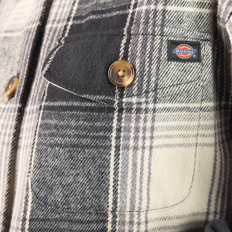 Dickies Dickies Flannel Plaid Shacket (Womens) | Black