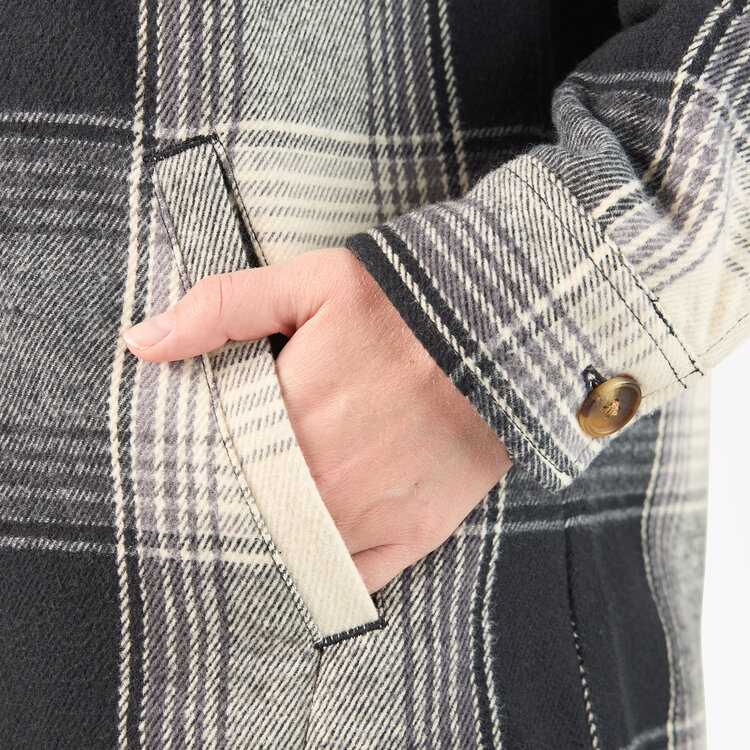 Dickies Dickies Flannel Plaid Shacket (Womens) | Black