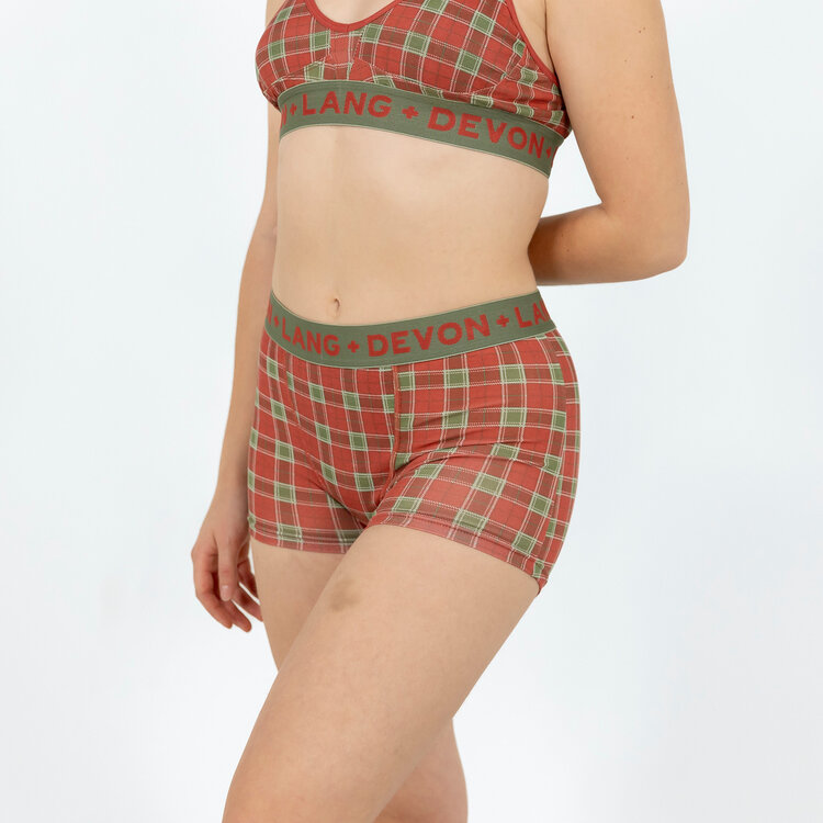 Devon + Lang Devon + Lang Bria Boyshort (Womens) | Vintage Tartan