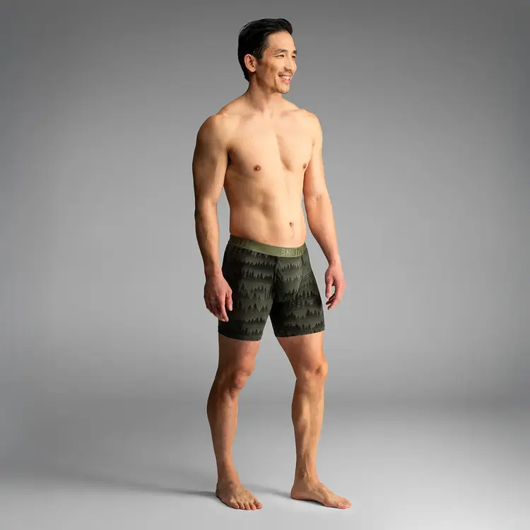 BN3TH Bn3Th Classic Icon Boxer Brief Print | Forest - Bronze