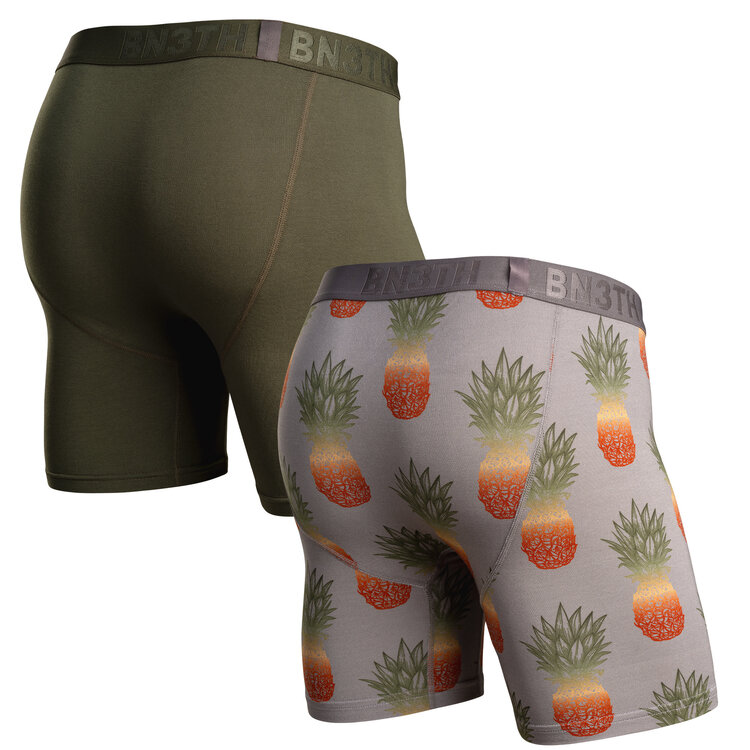 BN3TH Bn3Th Classic Icon Boxer Brief Print-2Pk | Bronze/Pineapple Cloudburst