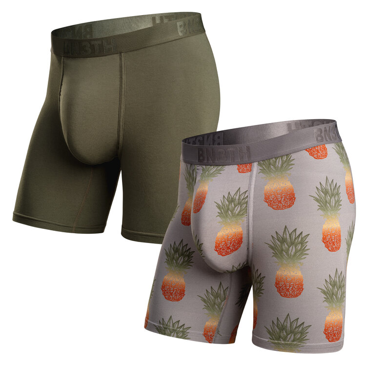 BN3TH Bn3Th Classic Icon Boxer Brief Print-2Pk | Bronze/Pineapple Cloudburst