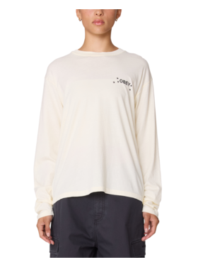 Obey Obey Wilted Bunch Ls Tee (Womens) | Unbleached