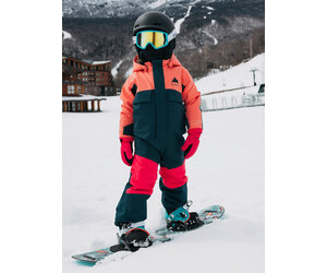 Burton 2L One Piece 2026 (Toddler) | Peach Echo/Deep Emerald - The