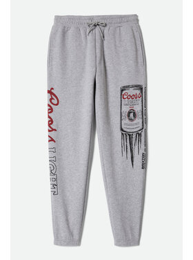 Brixton Brixton Coors Light Silver Speed Sweatpants (Mens) | Heather Grey