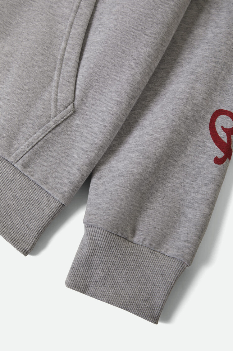 Brixton Brixton Coors Light Silver Speed Hoodie (Mens) | Heather Grey