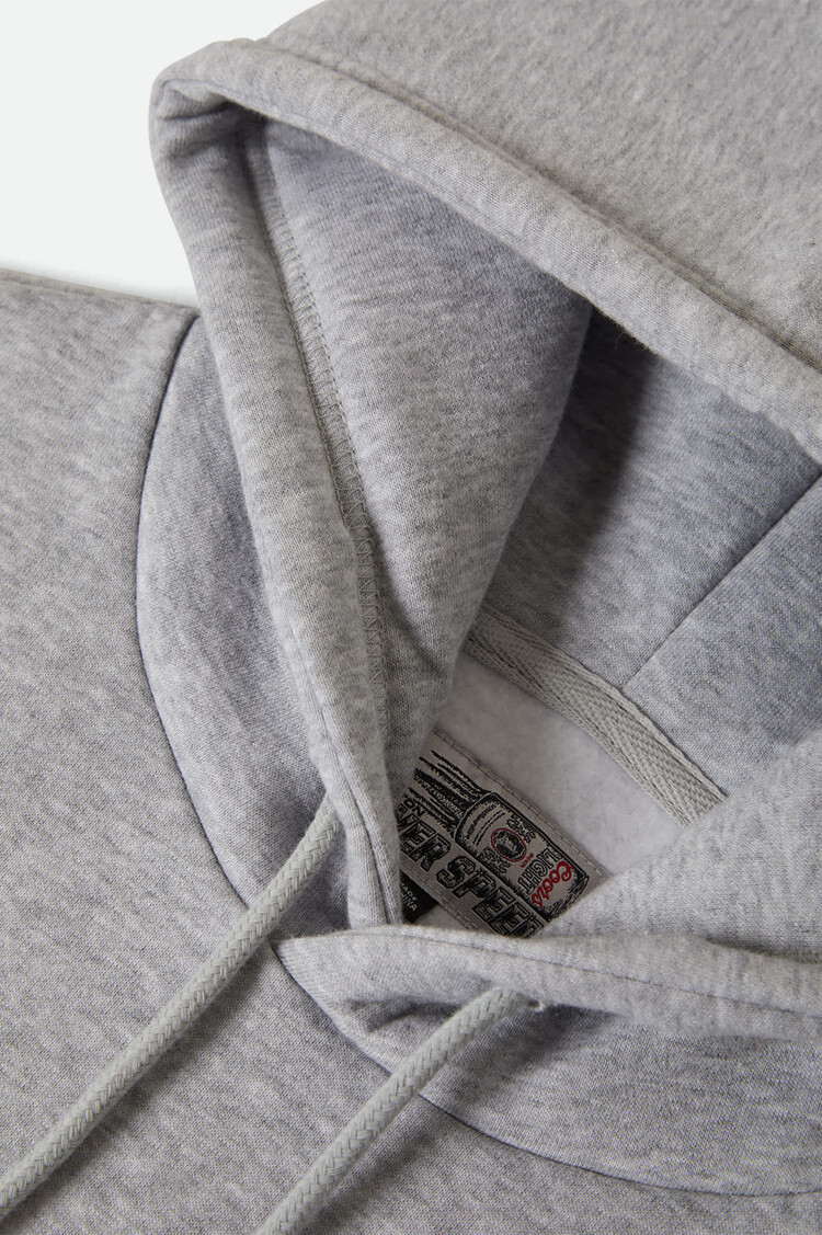 Brixton Brixton Coors Light Silver Speed Hoodie (Mens) | Heather Grey