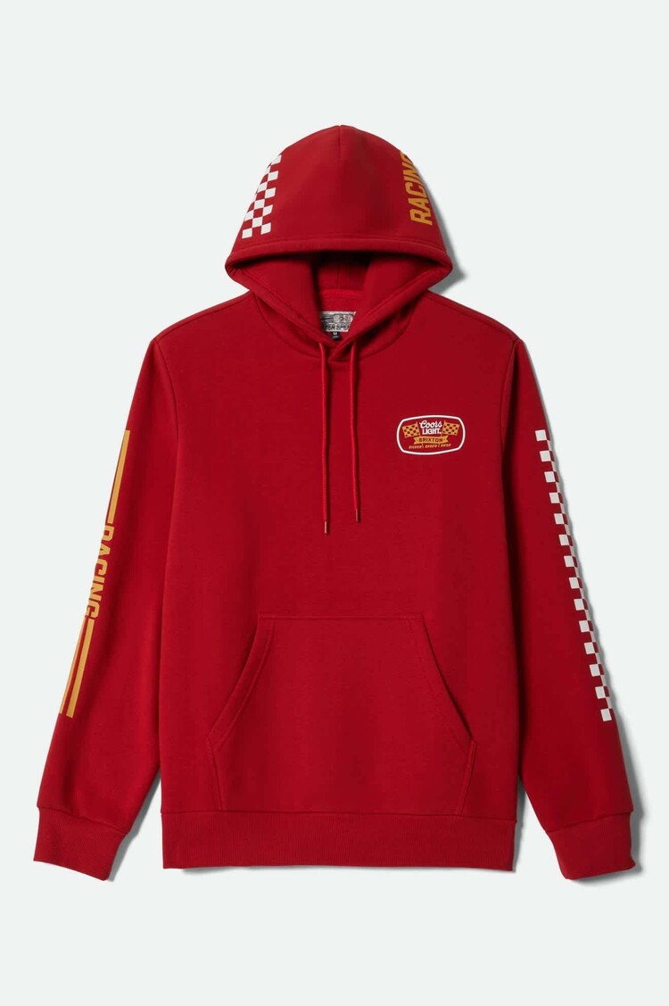 Brixton Brixton Coors Light Pit Stop Hoodie (Mens) | Coors Red