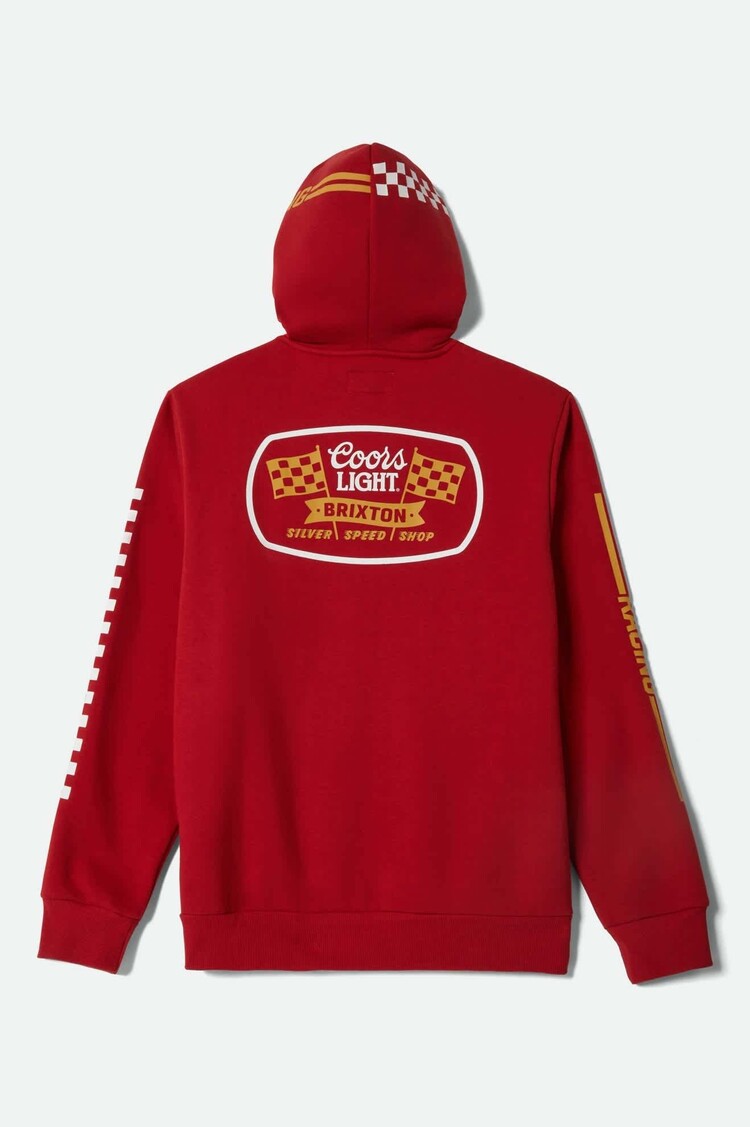 Brixton Brixton Coors Light Pit Stop Hoodie (Mens) | Coors Red