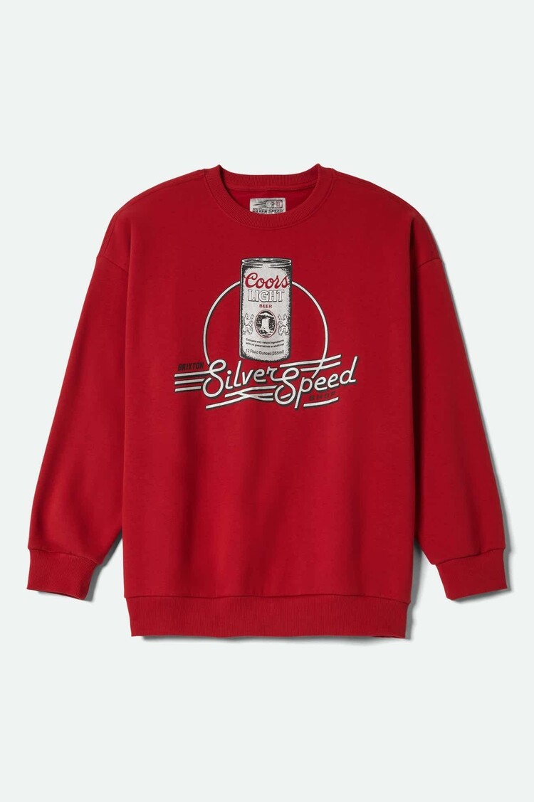 Brixton Brixton Coors Light Caster Crew Fleece (Womens) | Coors Red