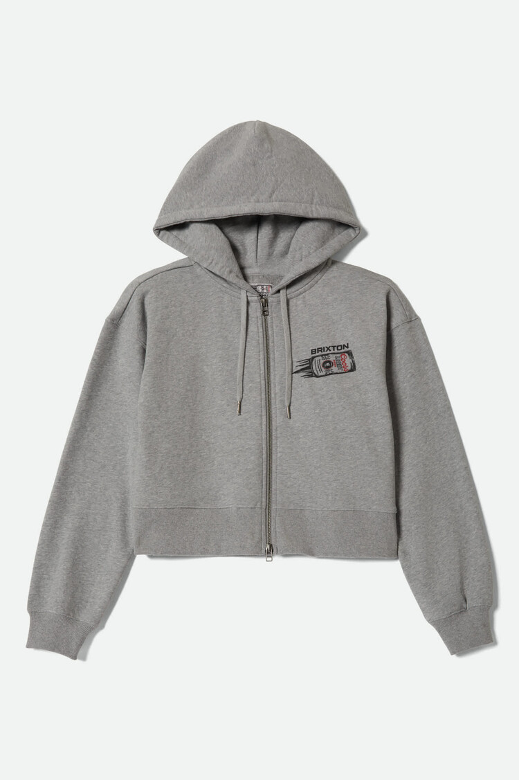 Brixton Brixton Coors Light Silver Speed Hoodie (Womens) | Heather Grey