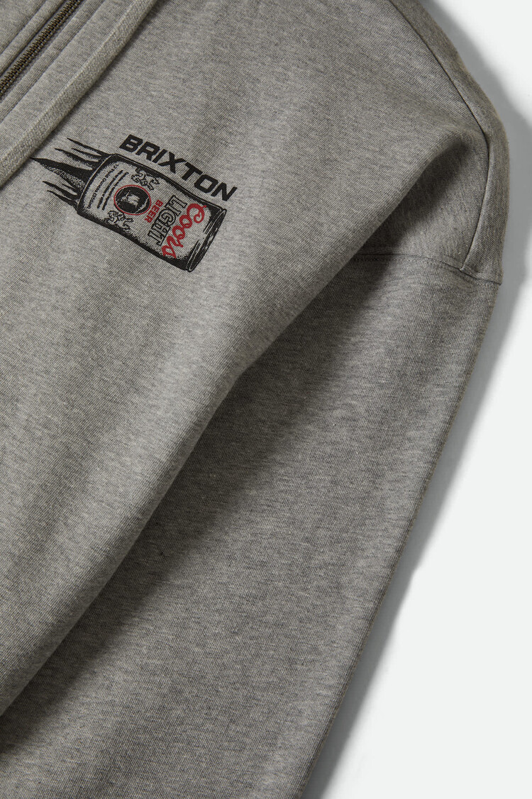 Brixton Brixton Coors Light Silver Speed Hoodie (Womens) | Heather Grey