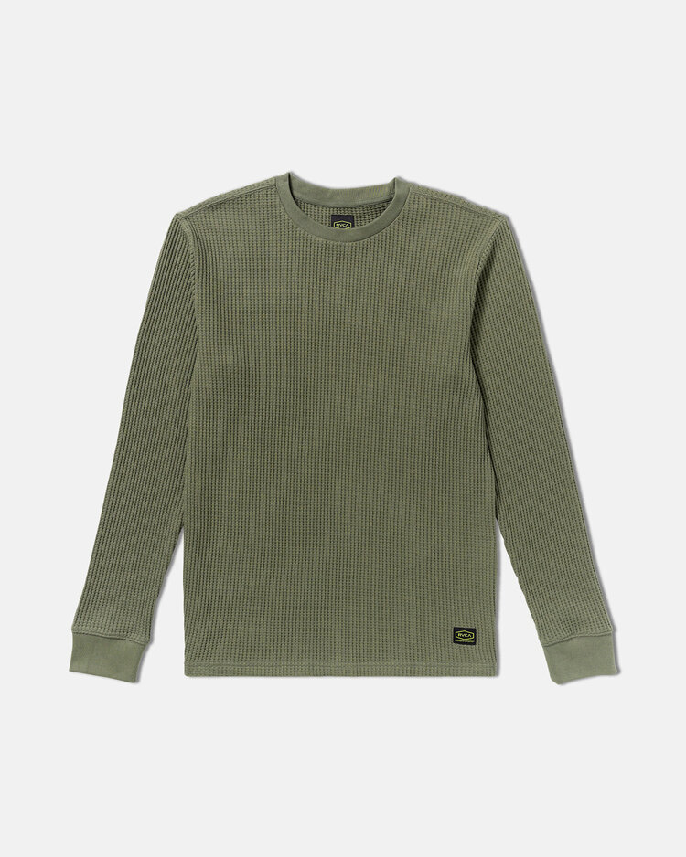 RVCA Rvca Dayshift Thermal Ls (Mens) | Olive
