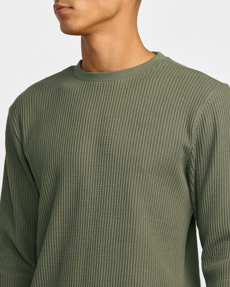 RVCA Rvca Dayshift Thermal Ls (Mens) | Olive