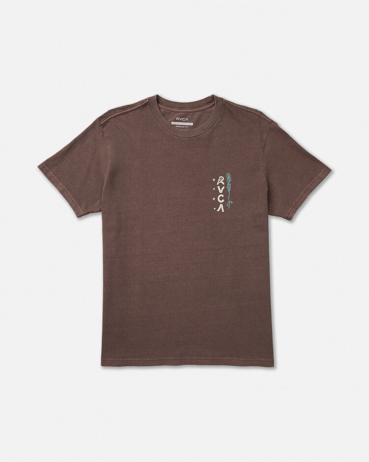 RVCA Rvca Mel G Flora Ss (Mens) | Mocha