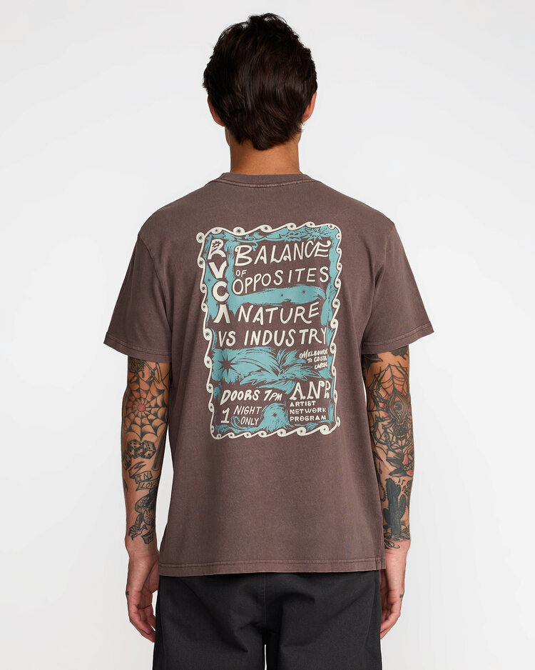 RVCA Rvca Mel G Flora Ss (Mens) | Mocha