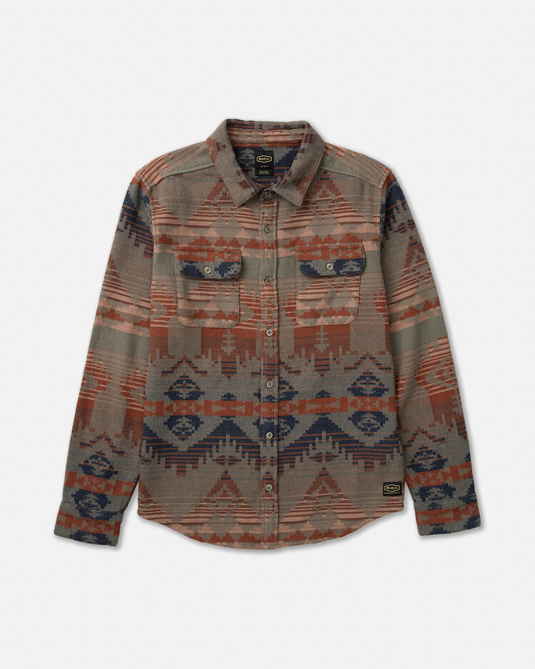 RVCA Rvca Dayshift Blanket Flannel Ls (Mens) | Multi