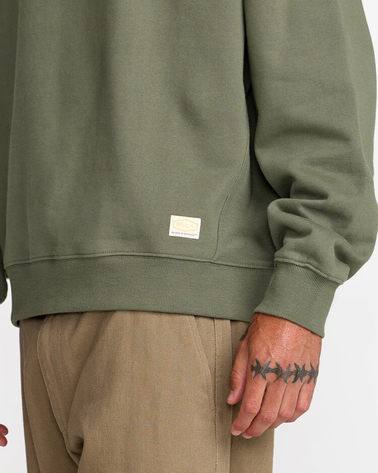 RVCA Rvca Dayshift Crew 2 (Mens) | Olive