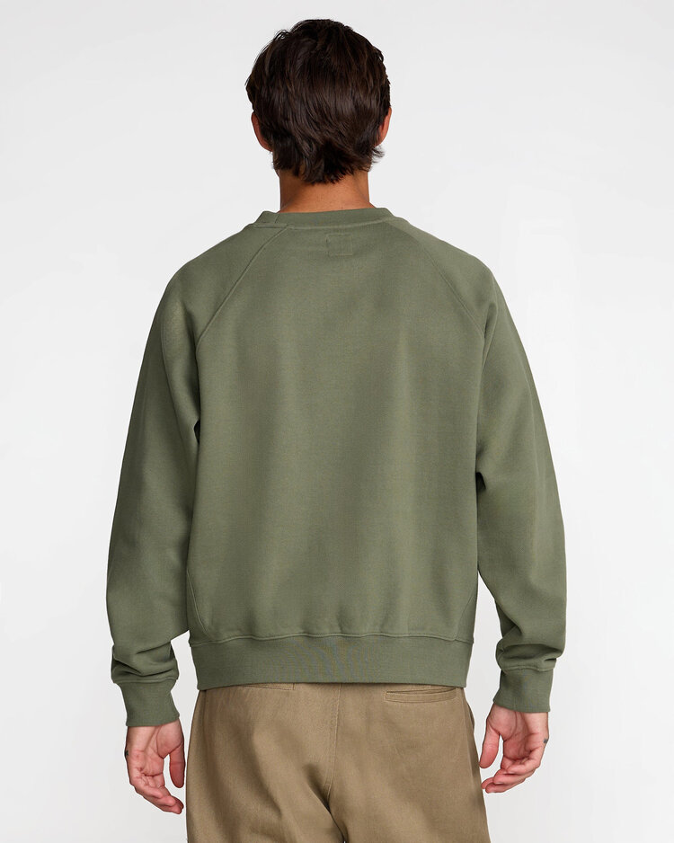 RVCA Rvca Dayshift Crew 2 (Mens) | Olive