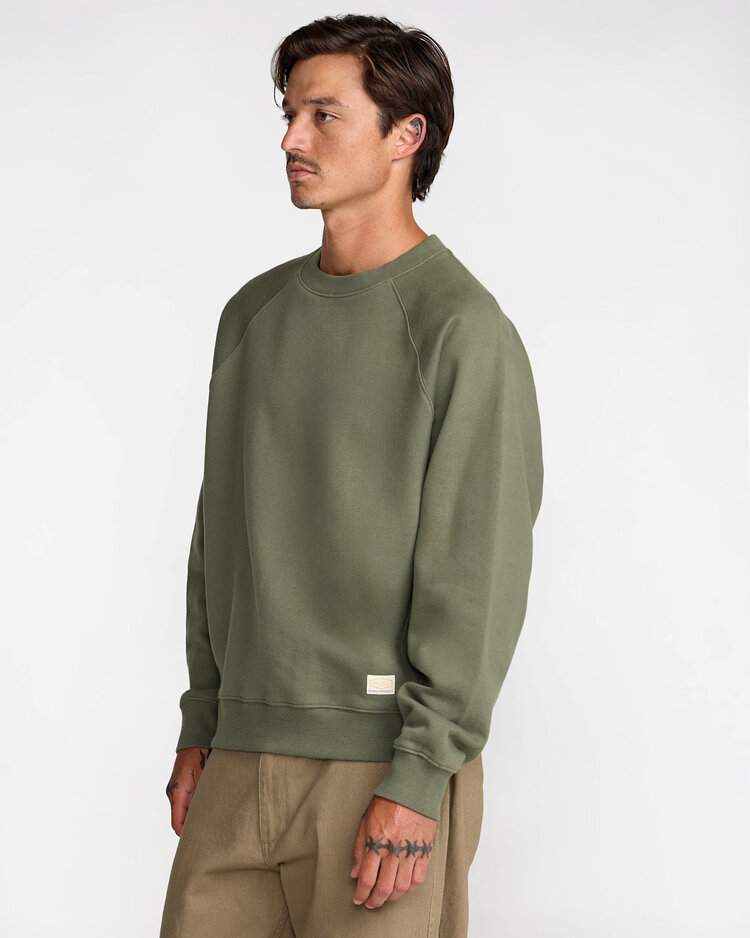 RVCA Rvca Dayshift Crew 2 (Mens) | Olive
